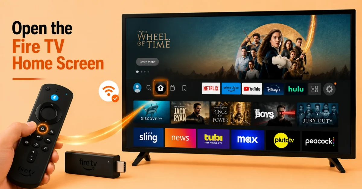 Access the Fire TV Home Screen