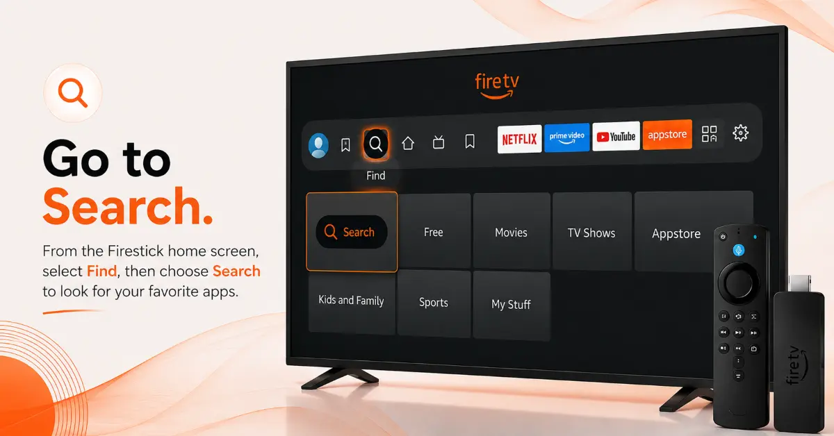 Access the Search Feature on Firestick