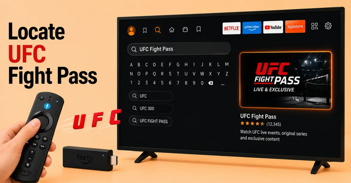 Search for UFC Fight Pass