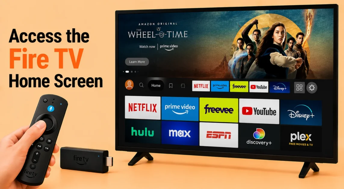 Open the Fire TV Home Screen