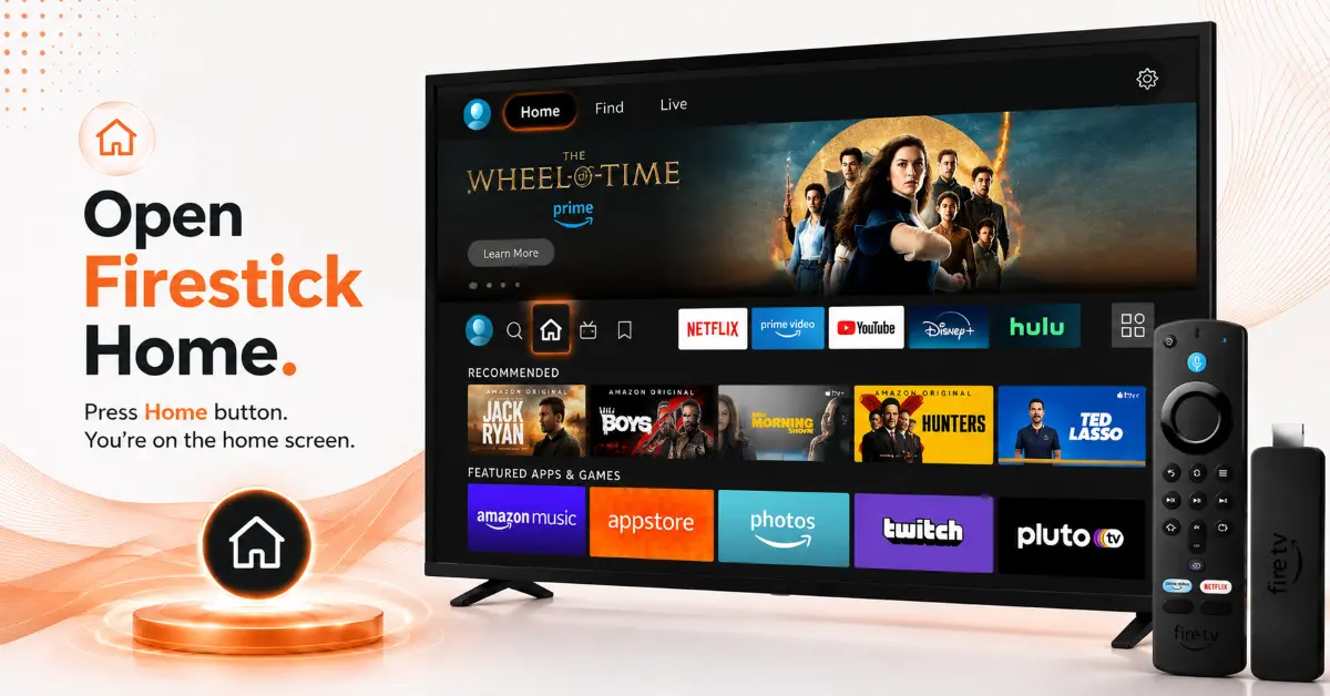 Open the Fire TV Home Screen