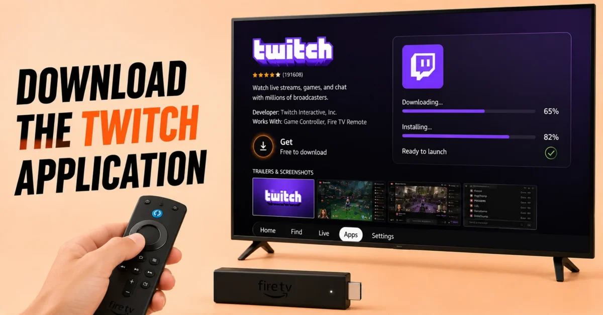 Install the Twitch App