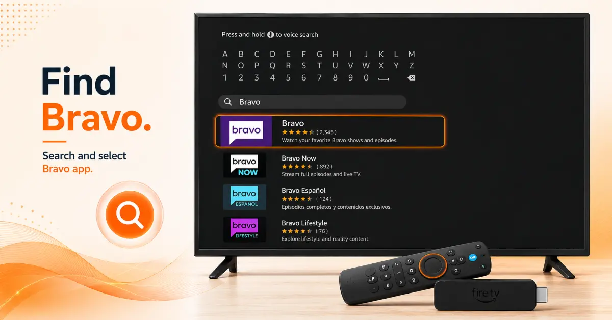 Search for the Bravo App