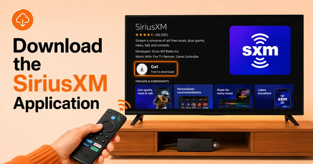 Install the SiriusXM App