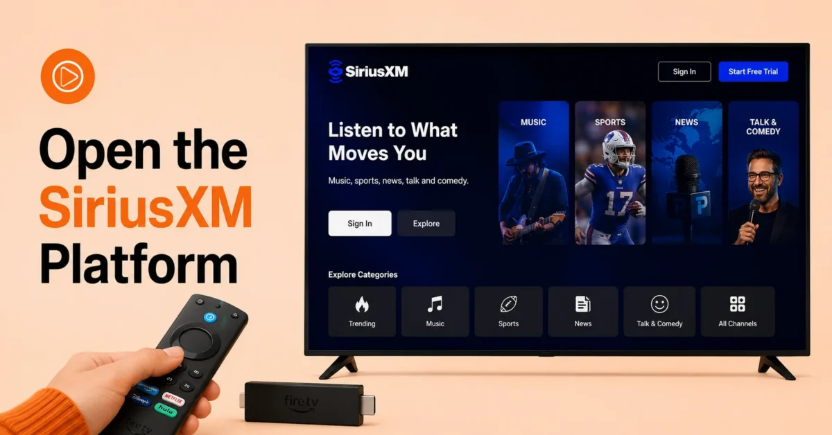 Launch the SiriusXM Platform