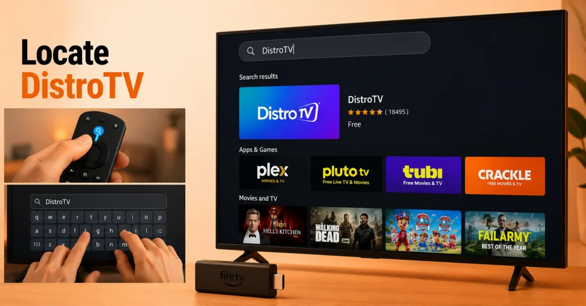 Search for DistroTV