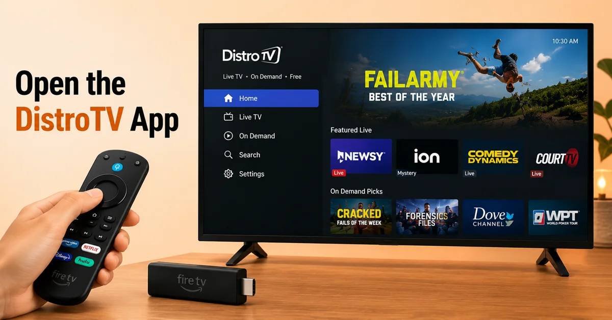 Launch the DistroTV Platform