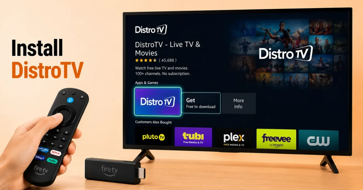 Install the DistroTV App