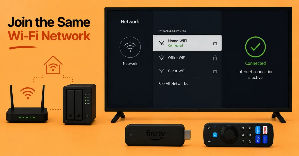Connect Firestick to the Same Network