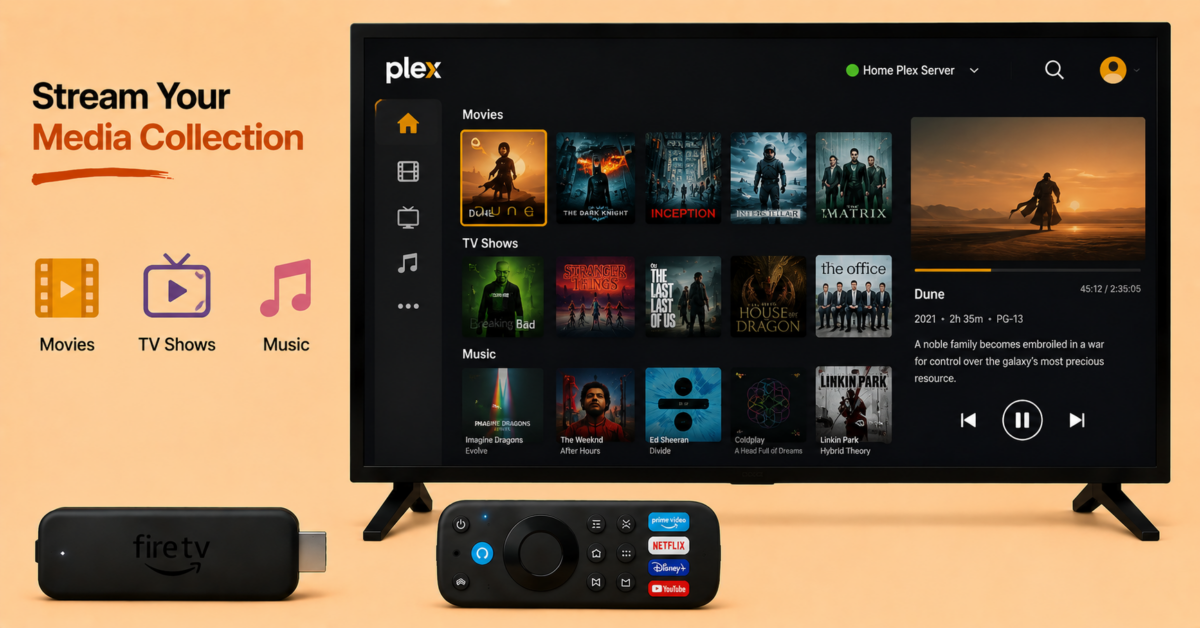 Start Streaming with Plex