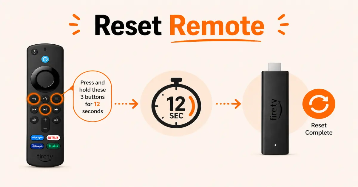 Reset the Firestick Remote