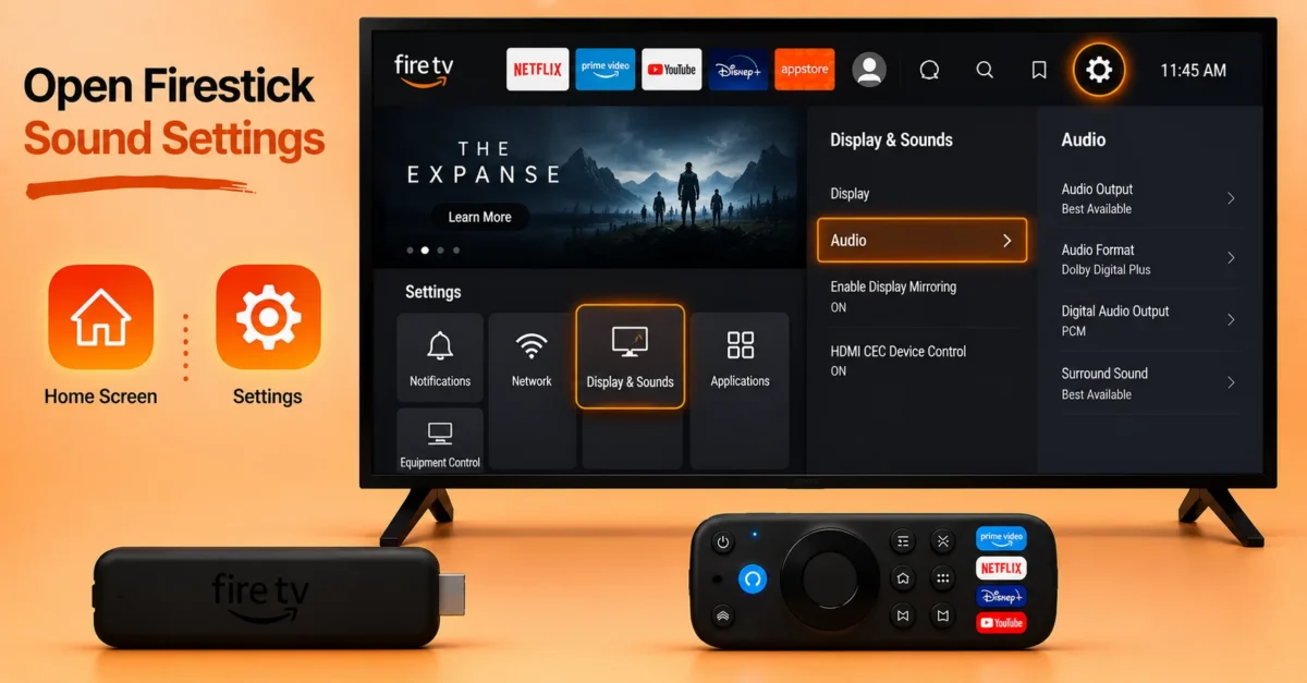 Access Firestick Settings