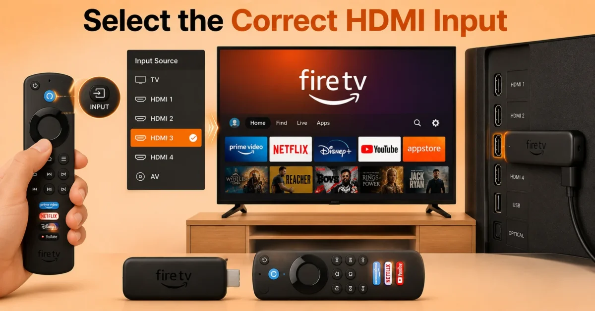 Verify HDMI Input Selection