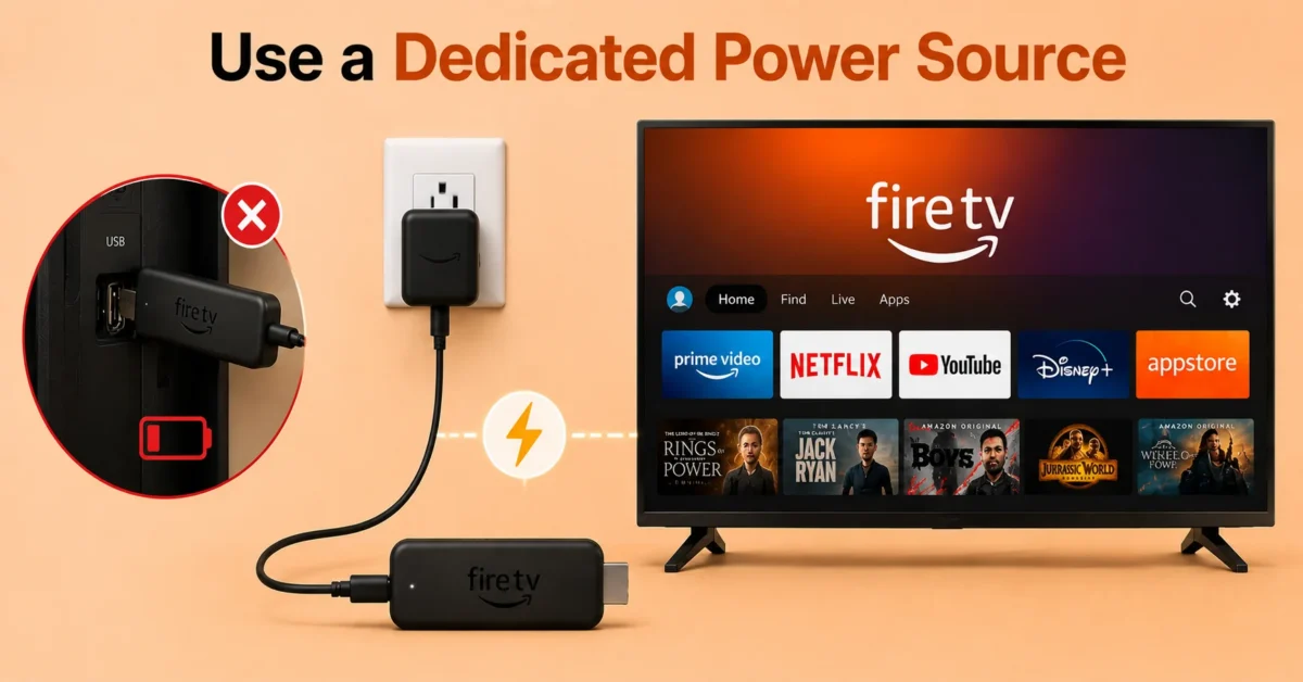 Use a Direct Power Source