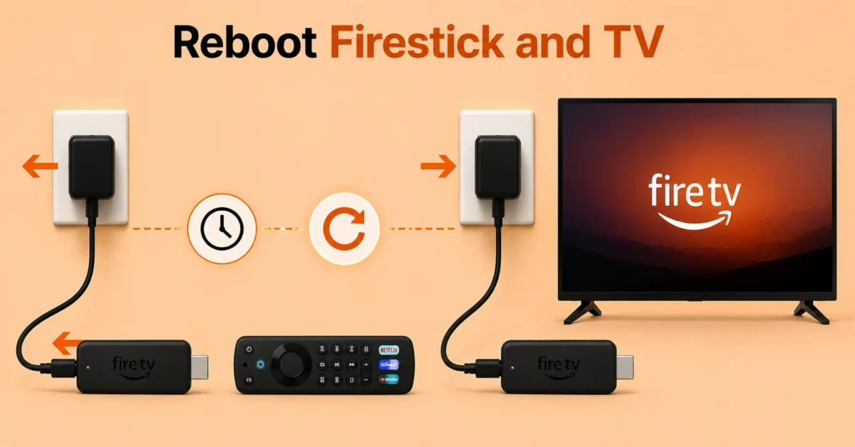 Restart Firestick and TV
