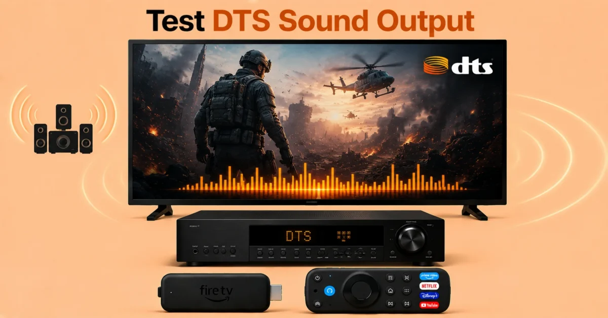 Confirm DTS Audio Playback