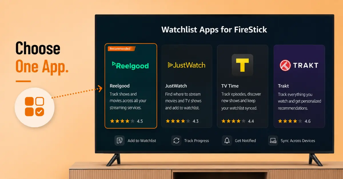 Choose a Single Watchlist App