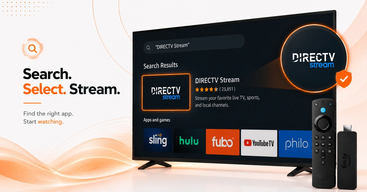 How to Install DIRECTV Stream on Firestick (Step 2)