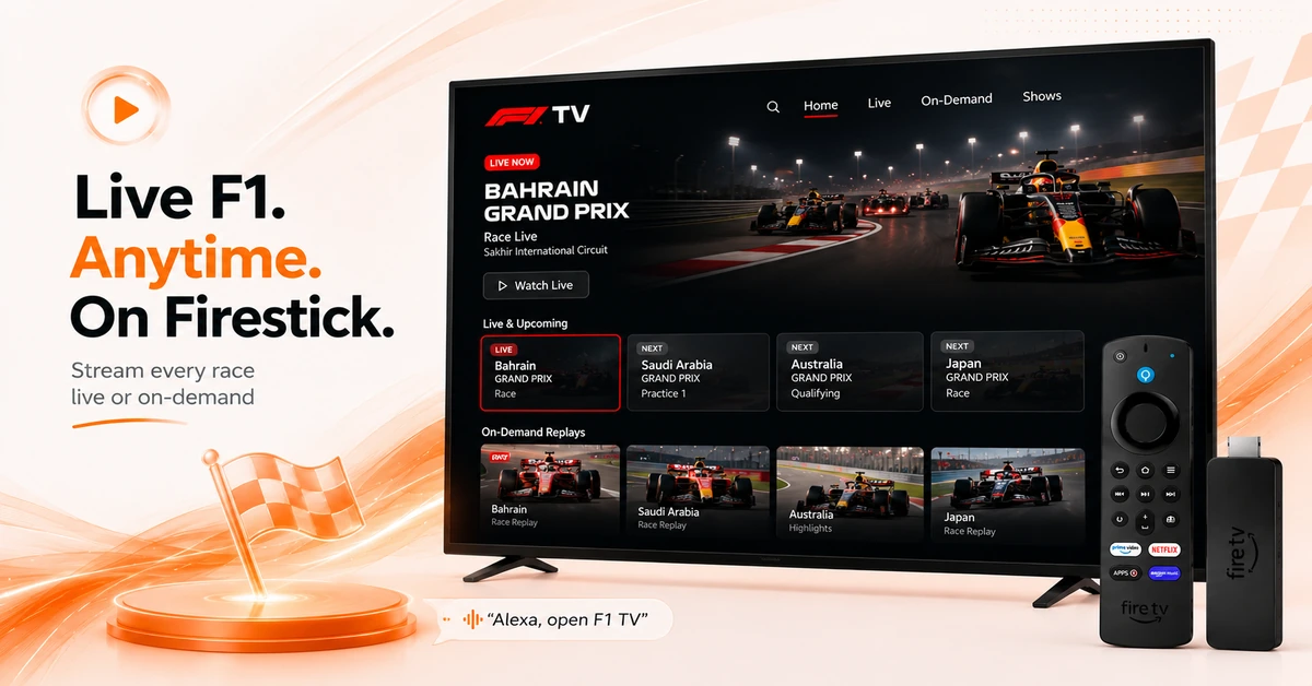 How to Install F1 TV on Firestick (Step-by-Step)
