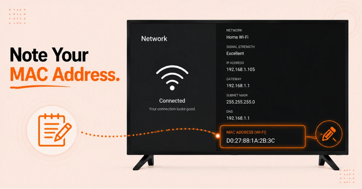 find firestick mac address