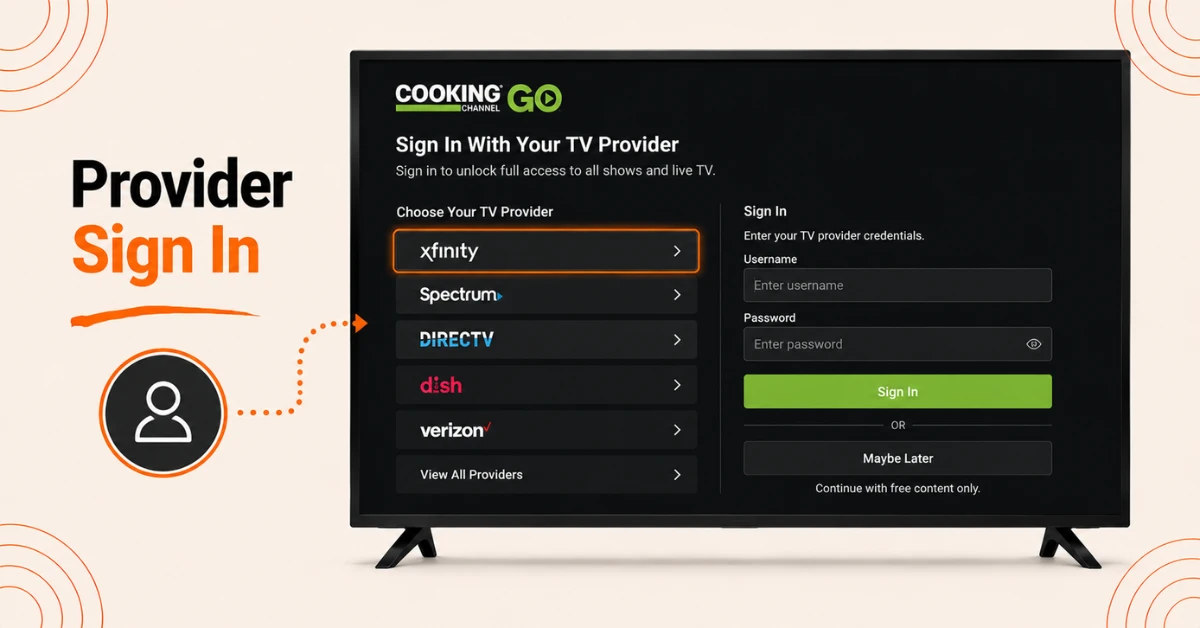 cooking channel on firestick