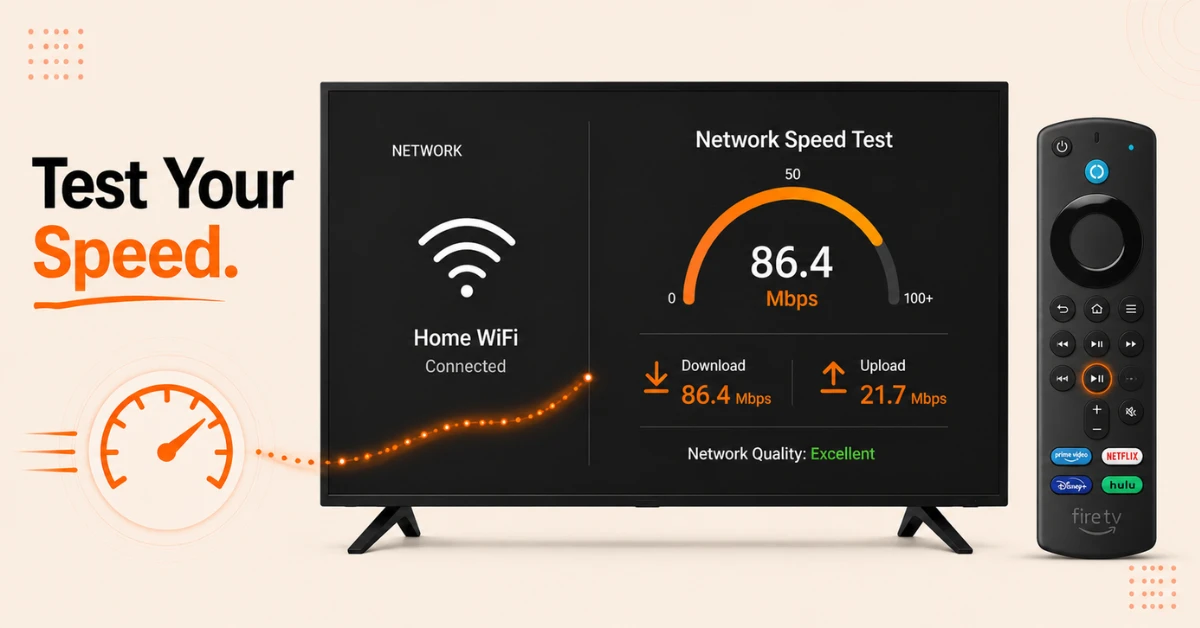 speed test on firestick