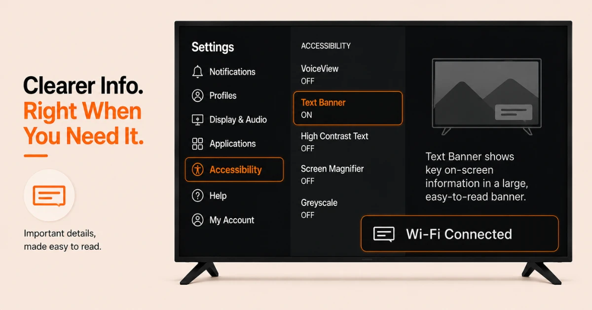 how to make firestick interface larger for accessibility