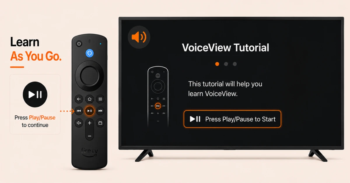 how to set up screen reader on firestick