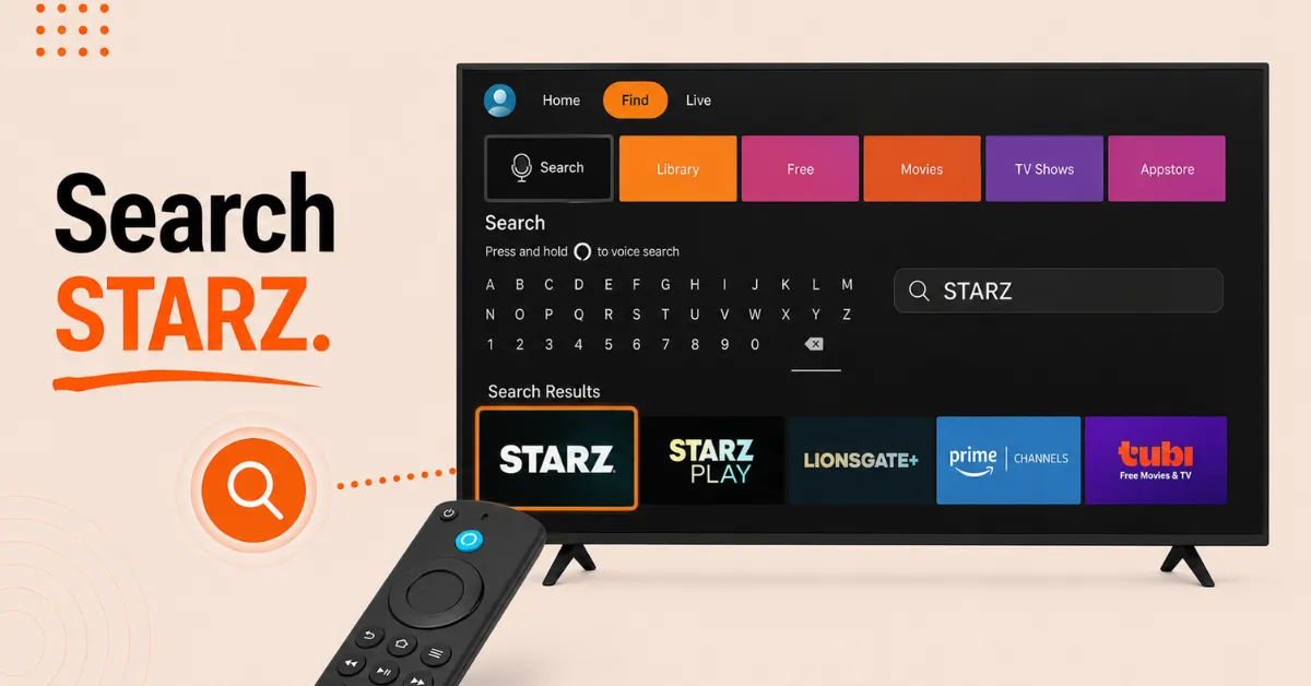 starz on firestick