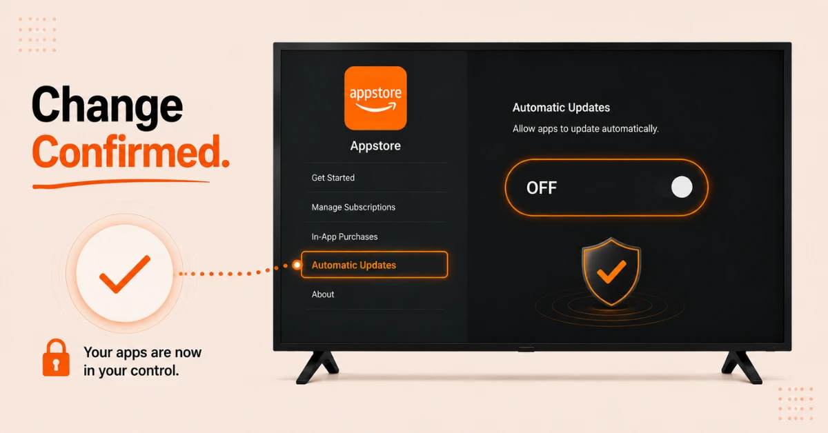 disable automatic app updates firestick