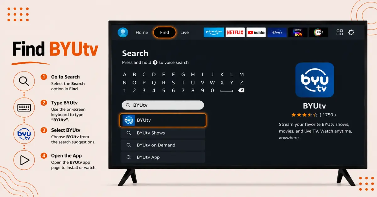 Search for BYUtv