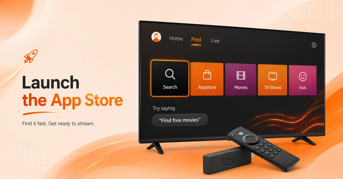 Open the Firestick App Store