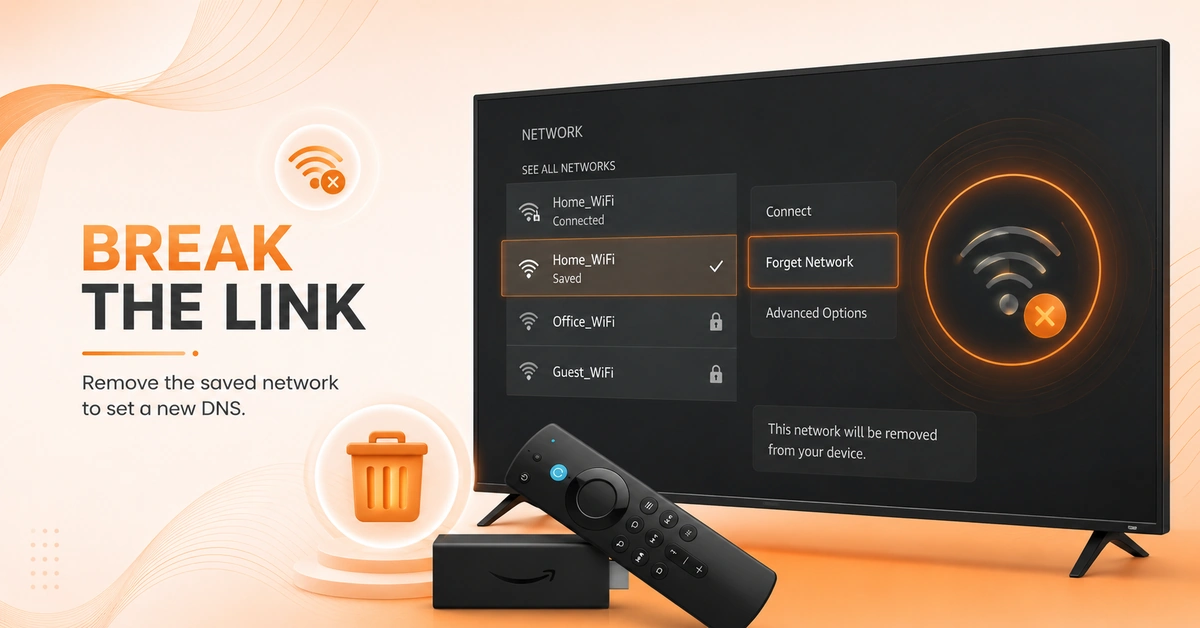 Remove saved network before setup