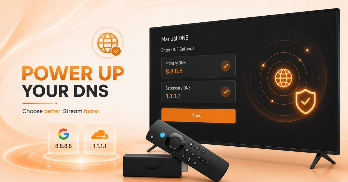 Configure Firestick DNS Servers