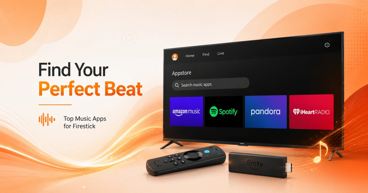 Find Firestick music streaming apps