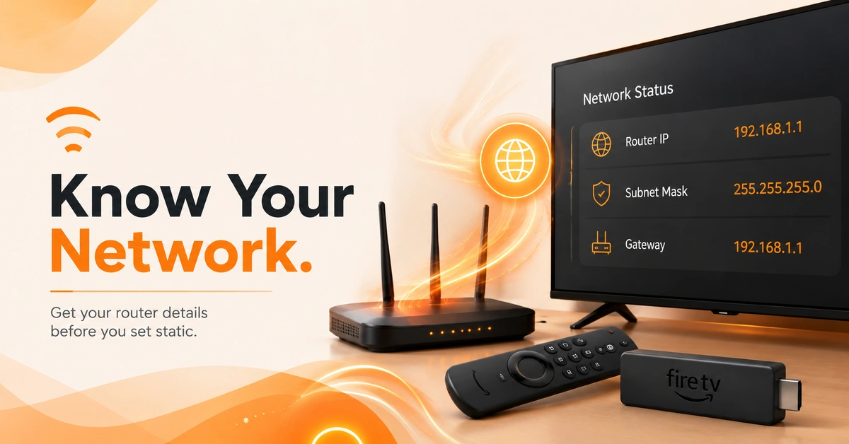 Forget Firestick Wi-Fi network