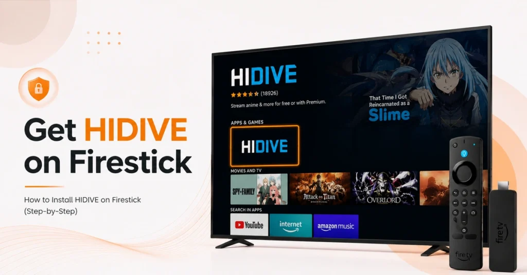 How to Install HIDIVE on Firestick (Step-by-Step)