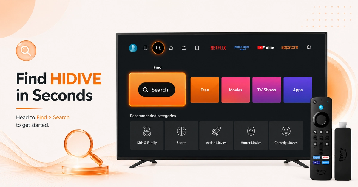How to Install HIDIVE on Firestick (Step-by-Step)
