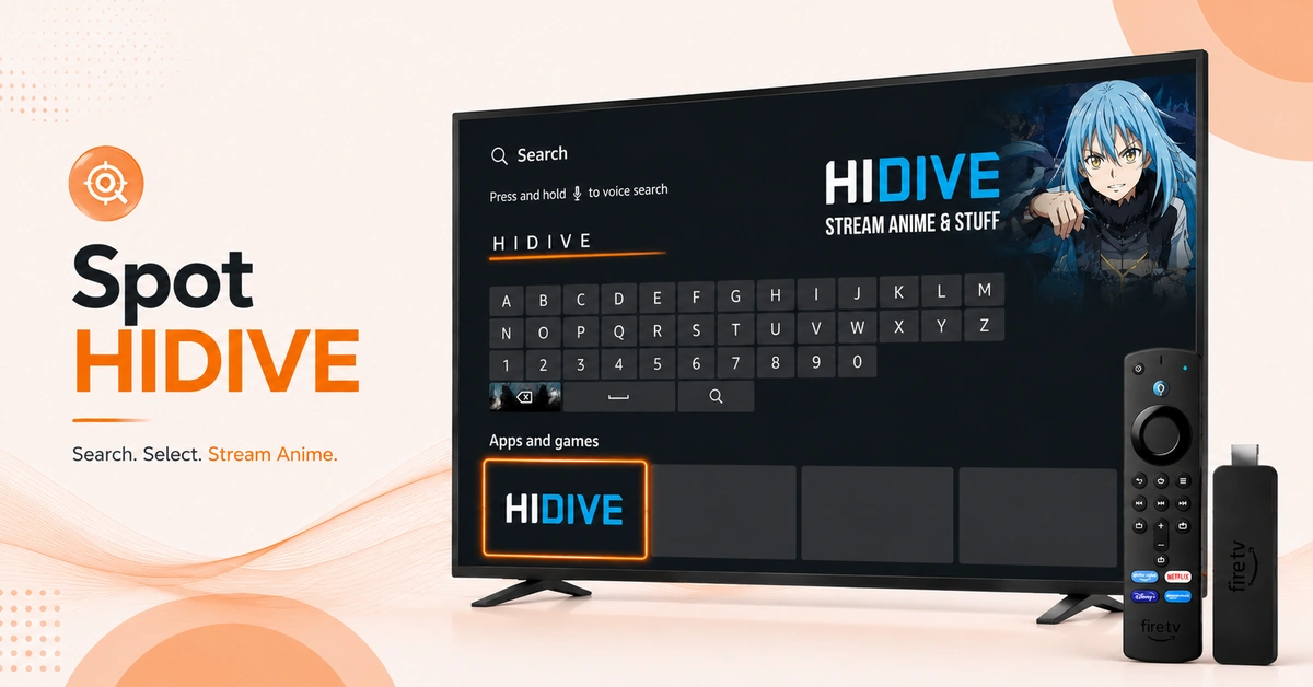 How to Install HIDIVE on Firestick (Step-by-Step)