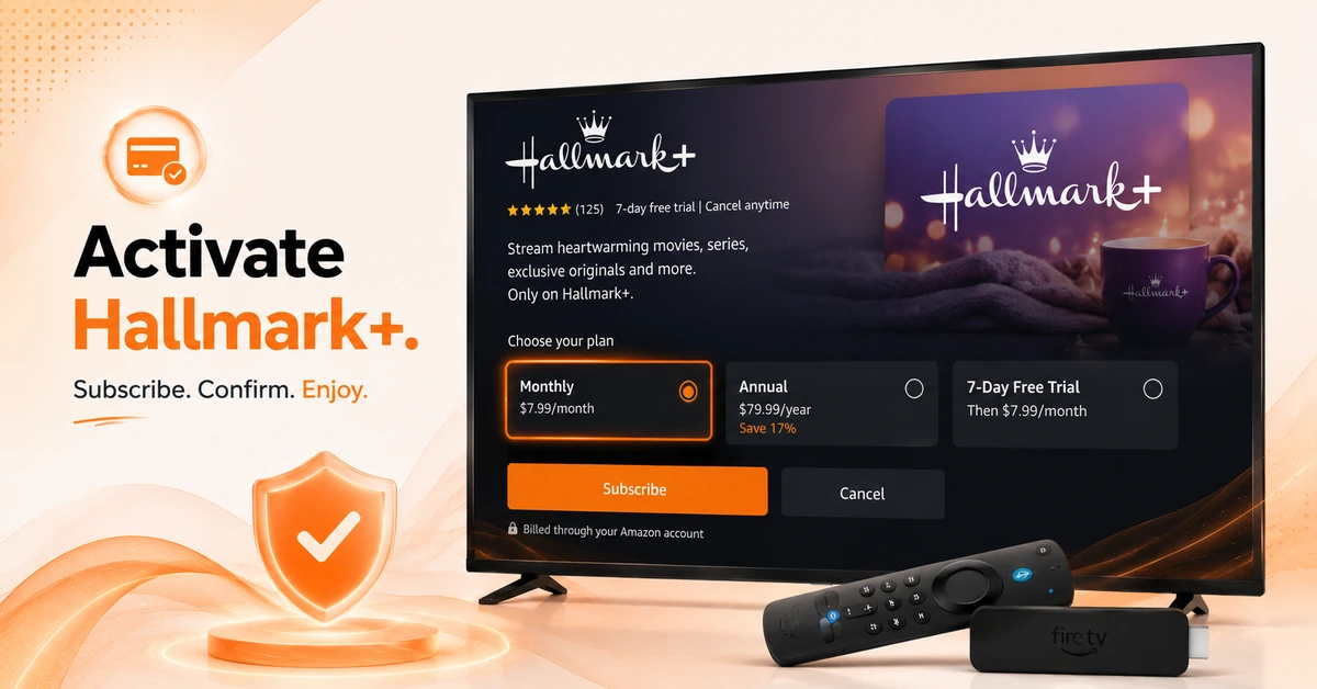 Activate Hallmark Plus Prime Video Firestick Access