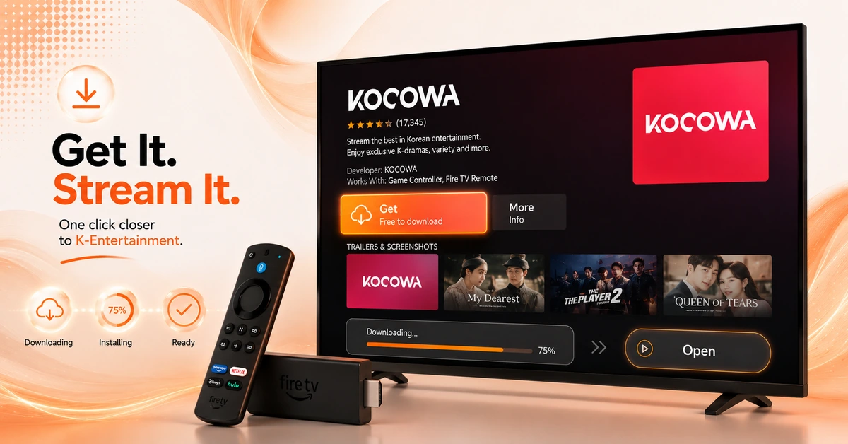 How to Install KOCOWA on Firestick (Step-by-Step)