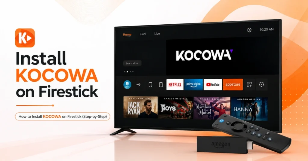 How to Install KOCOWA on Firestick (Step-by-Step)