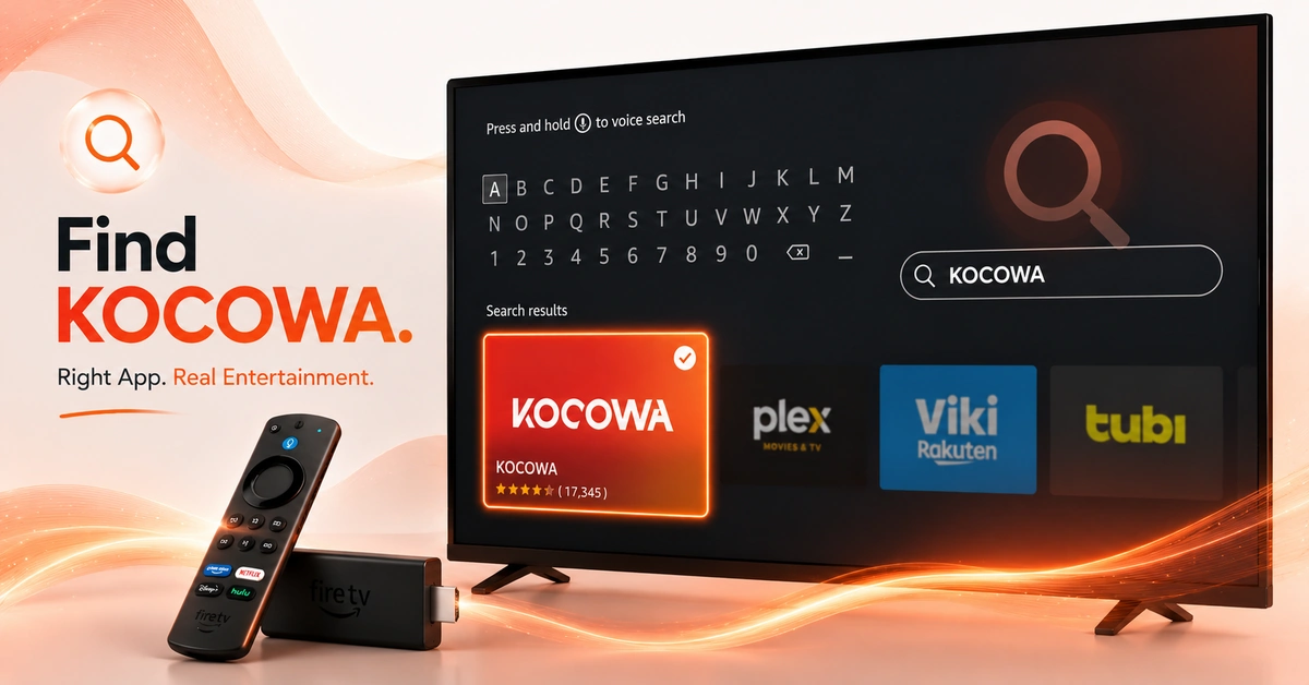 How to Install KOCOWA on Firestick (Step-by-Step)