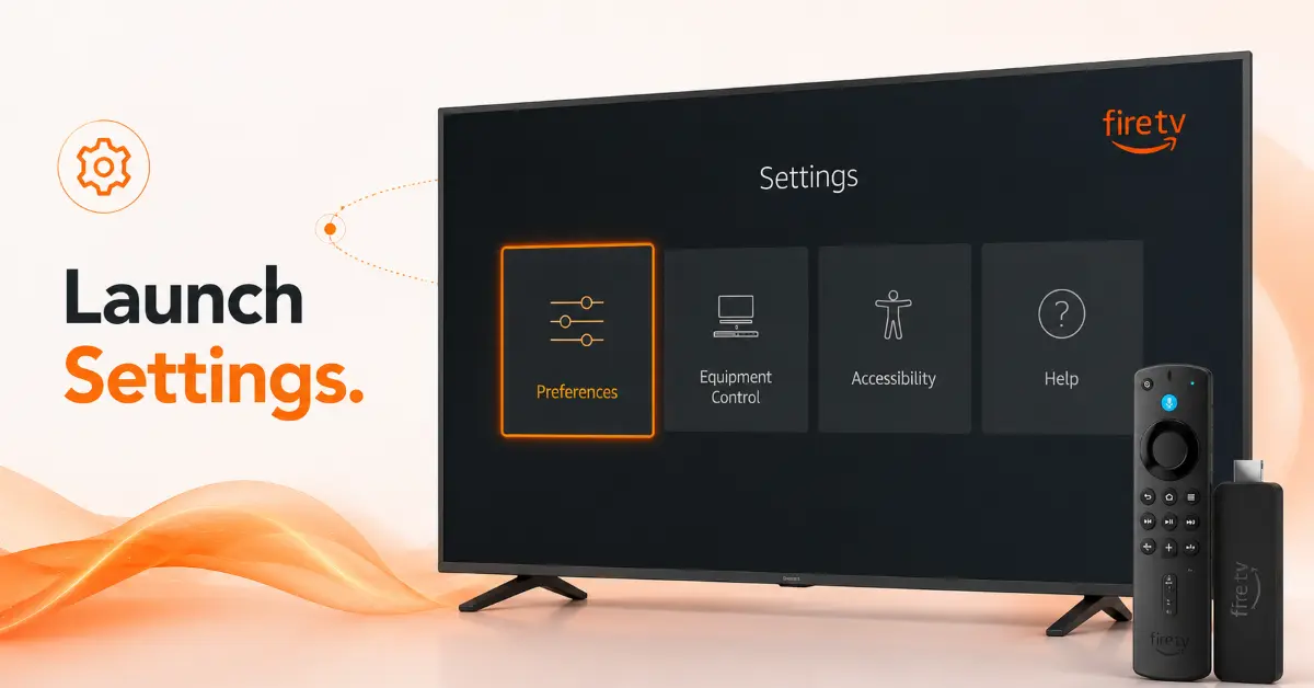 Open Firestick Settings