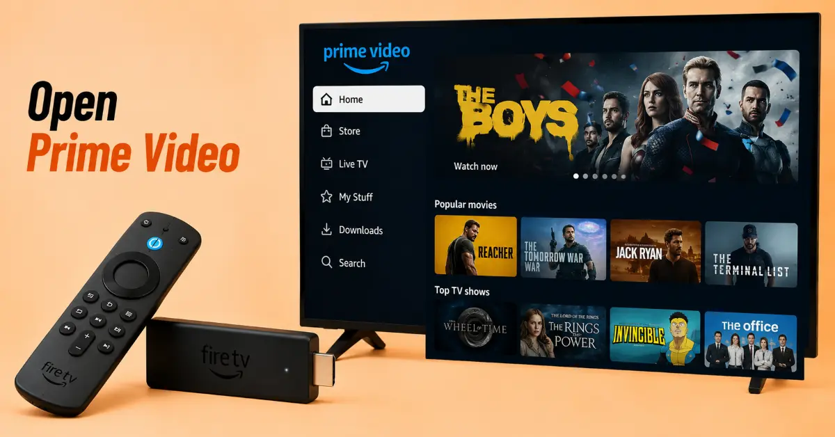 Open the Prime Video App