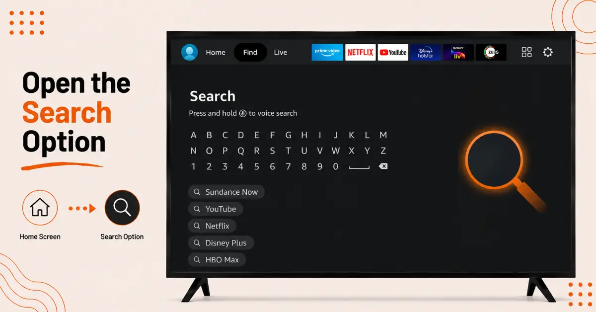 Access the Search Feature