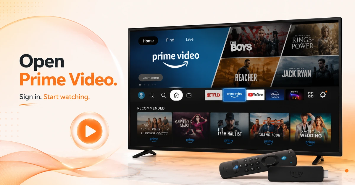 Launch Prime Video on Firestick