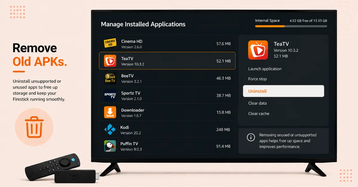 Remove Outdated Apps