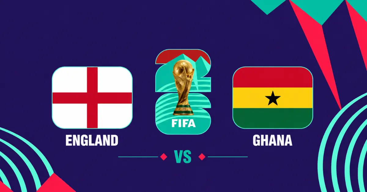 Watch England vs Ghana Live, FIFA World Cup