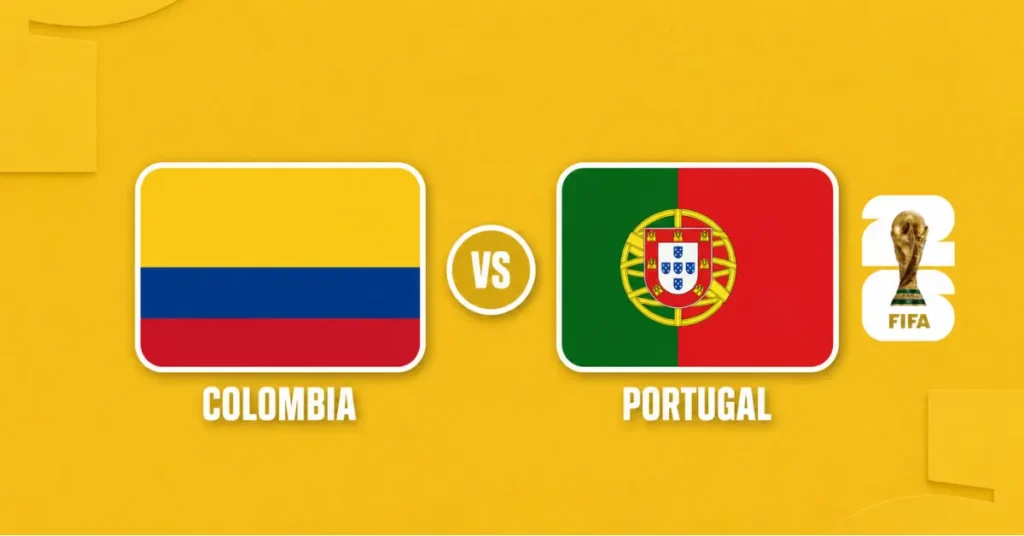 Watch Colombia vs Portugal Live, FIFA World Cup